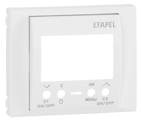 Centro para Interruptor Horário Digital de 2 Circuitos