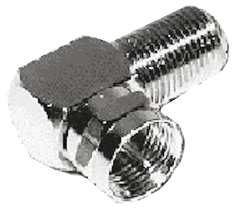 Conector Macho - Hembra Tipo F 90º