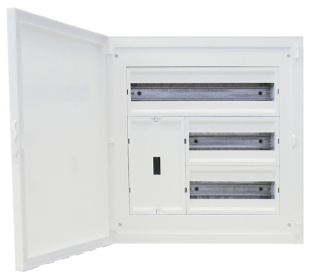 Tableau d'entrée Complet à encastrer - 44 Modules (2x12+1x20)+AGCP