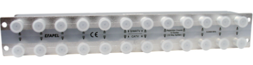 Repartidor de TV Coaxial 2x12 Salidas