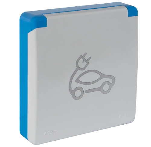 Flush Mount Schuko Socket for EV Charging